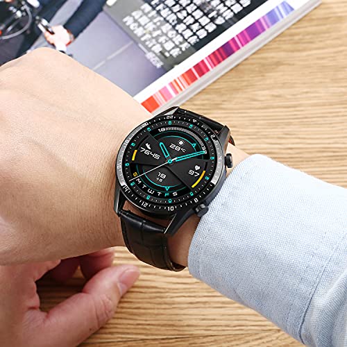 Image of Moran Quick Release Leather Watch Band 18mm 19mm 20mm 21mm 22mm 23mm 24mm Quick Release Calfskin Watch Strap for Men and Women