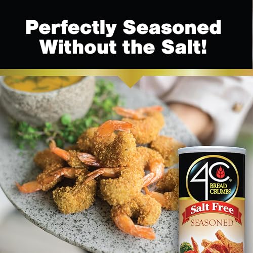 image for 4C Premium Bread Crumbs Salt Free Bread Crumbs, Seasoned, Premium Regu