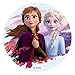 Dekora - Decoracion Tartas de Cumpleaños Infantiles en Disco de Oblea de Frozen II - Elsa y Anna