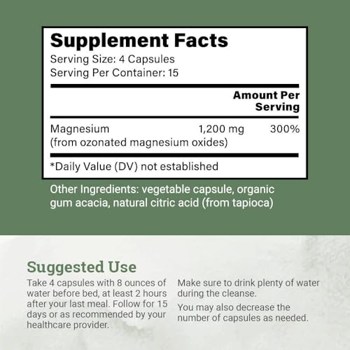 15 Day Gut Cleanse Detox For Women and Men - Vegan, Non-GMO Ingredients For Waist Loss and Constipation Relief With A 15 Day Cleanse Gut Support Without Cramping, As Seen On TikTok (60 Capsules)