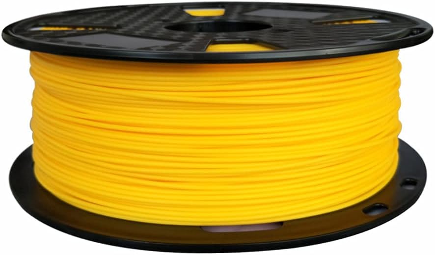 CC3D PLA + Lemon Yellow PLA Filament 1.75 mm 3D Printer Filament 1KG 2.2LBS Spool 3D Printing Material Stronger Than Normal PLA Pro Plus Filament PLA Max Yellow Color