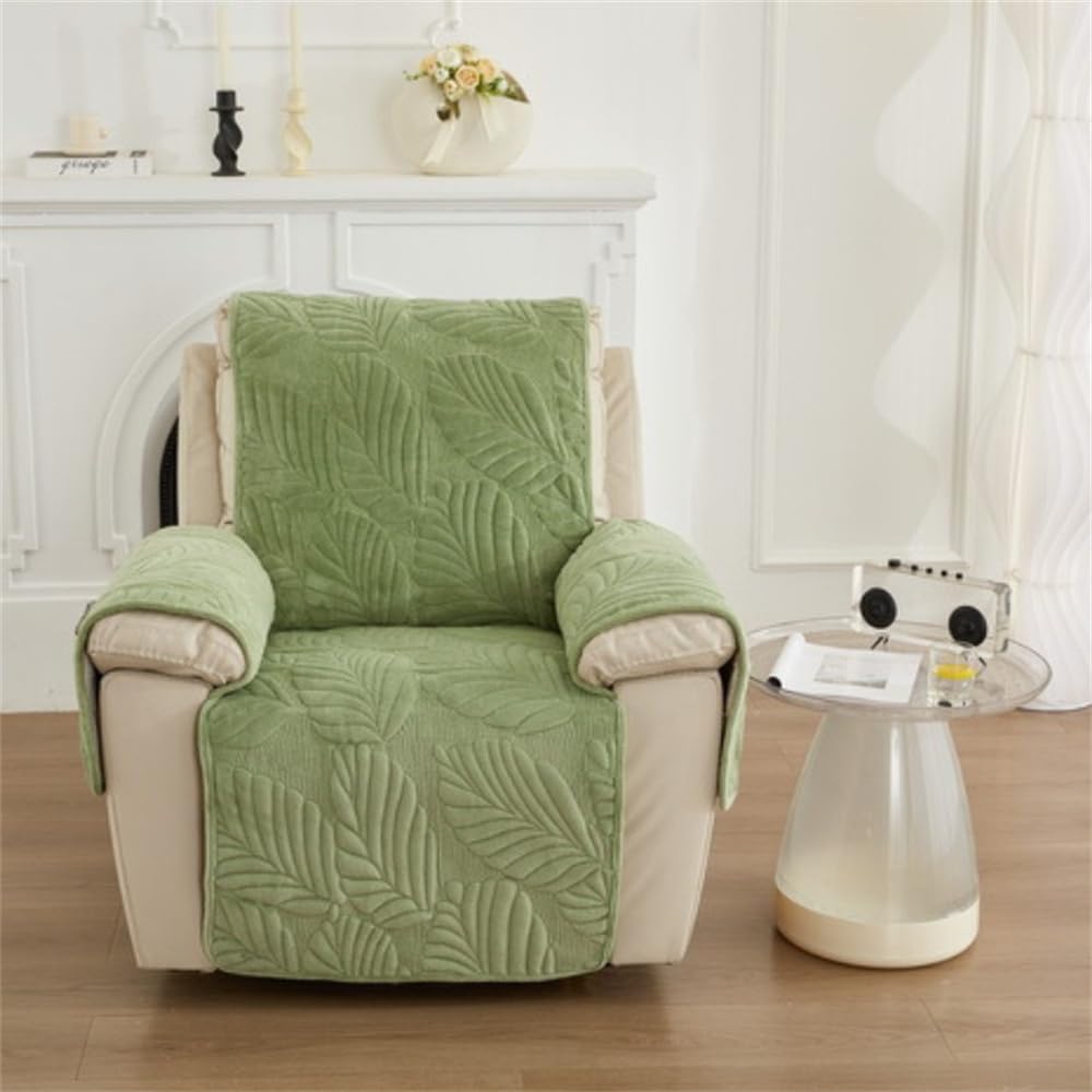 Highdi Copripoltrona Relax Reclinabile Universale, Tessuto Jacquard Grigio Scuro, Con Tasche Laterali E Cinghie Elastiche Antiscivolo, Lavabile