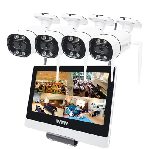 WTW 塚本無線 Birdie10ch 12インチディスプレイ 赤外線カメラ4台セット 2TB...