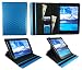Produktbild Polaroid Rainbow+ 10.1" Tablet Blau 3D Cube Universal 360 Grad Drehung PU Leder Tasche Schutzhülle Case ( 9 - 10 Zoll ) von Sweet Tech