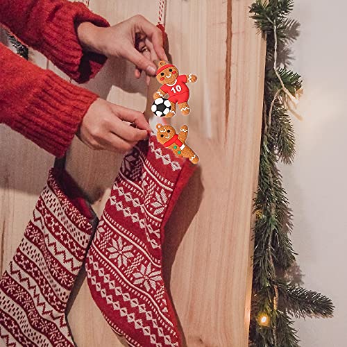 12 Pcs Gingerbread Man Hanging Ornaments,2023 New Year Christmas Tree Decoration Pendant,3 Inch Tall Pvc Gingerbread Doll Pendants For Christmas Tree Fireplace Home Decor Party Favors For Kids #TOP6
