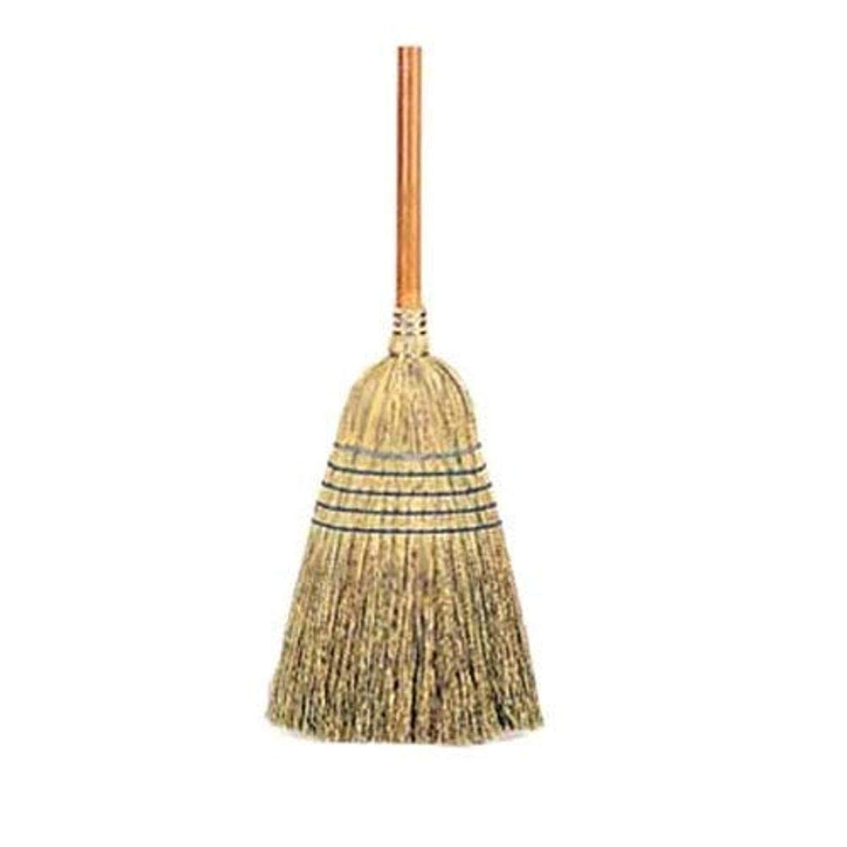 Rubbermaid Commercial Warehouse Heavy-Duty Corn Broom, 1 1/8 Inch Wood ...