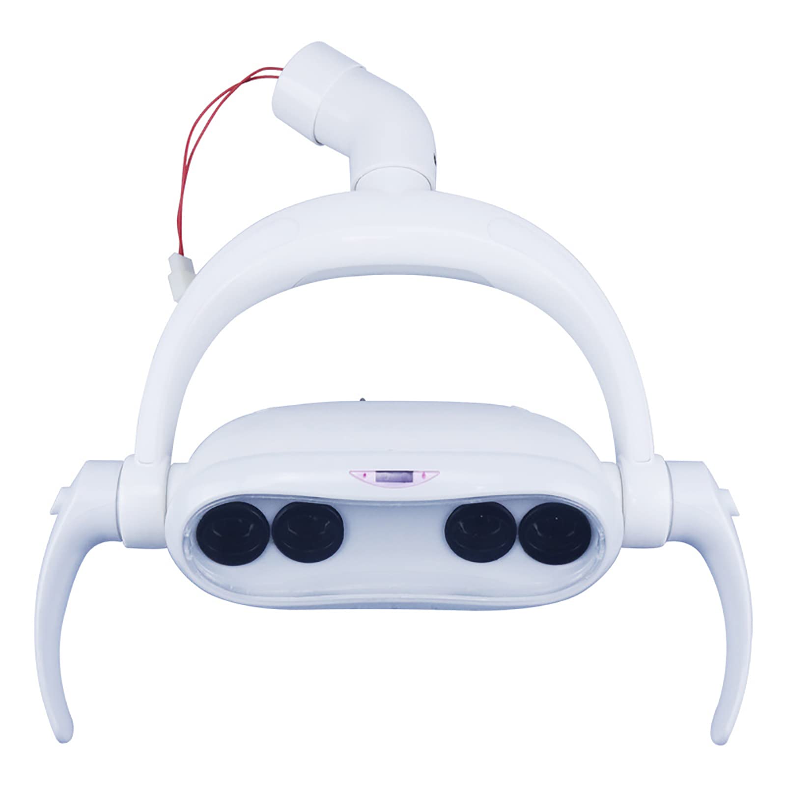 Lámpara Dental Sin Sombras, Lámpara De Operación Dental Iluminación LED 4 Bombillas LED, Puede Girar Libremente 360°/Brazo Equilibrio Ajustable/Mango Extraíble, Examen Quirúrgico(26cm)
