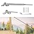 Muzata 10 Pairs Stainless Steel Cable Railing Kit Systems Fit 1/8"Wire Rope,Angle 180° Adjustable Swage Toggle Turnbuckle & End,T316 Marine Grade,CK07,Set Up 10 Runs,Series CA1 CD1 CS1
