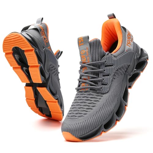 Image of TSIODFO Men Running Shoes Athletic Walking Sneakers