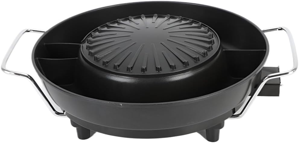 Olla Eléctrica Redonda Sin Humo y Parrilla TS TAC-SKY