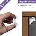 astronia Baby Safety Magnetic Cabinet Locks - No Tools Or Screws Needed, No Damage to your Furniture, (apply to your cabinets /cupboard/ drawers) 4 Locks + 1 Key