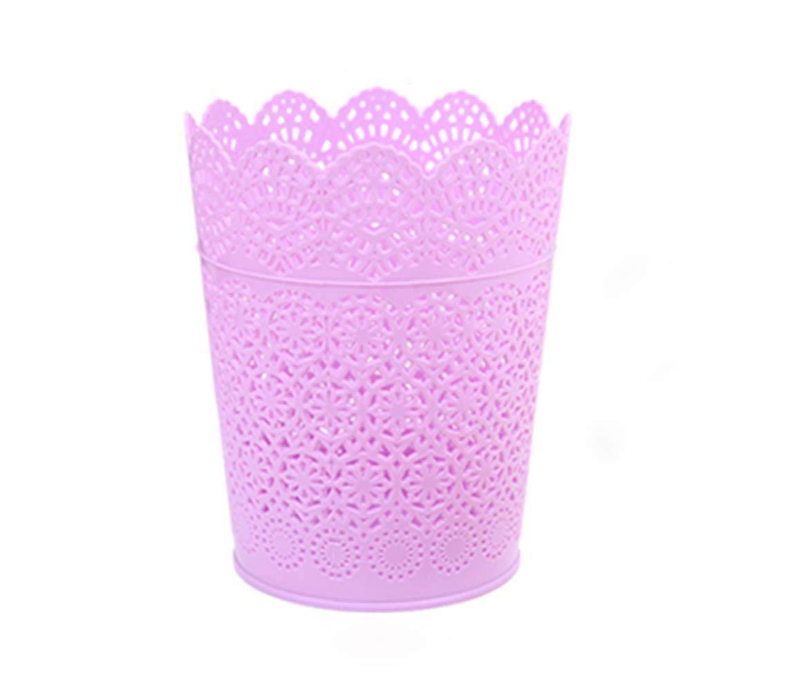 ERGOU Waste Bin Desktop Trash Can, Pen Holder, Storage Bin Wastebasket Rubbish Bin for Bedroom, Kitchen, Bathroom or Office