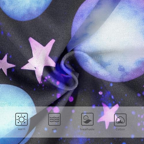 Watercolor Planets Toddler Underwear Custom 2t Cotton Panties Little Girl Fun Print Kids Briefs Undies3