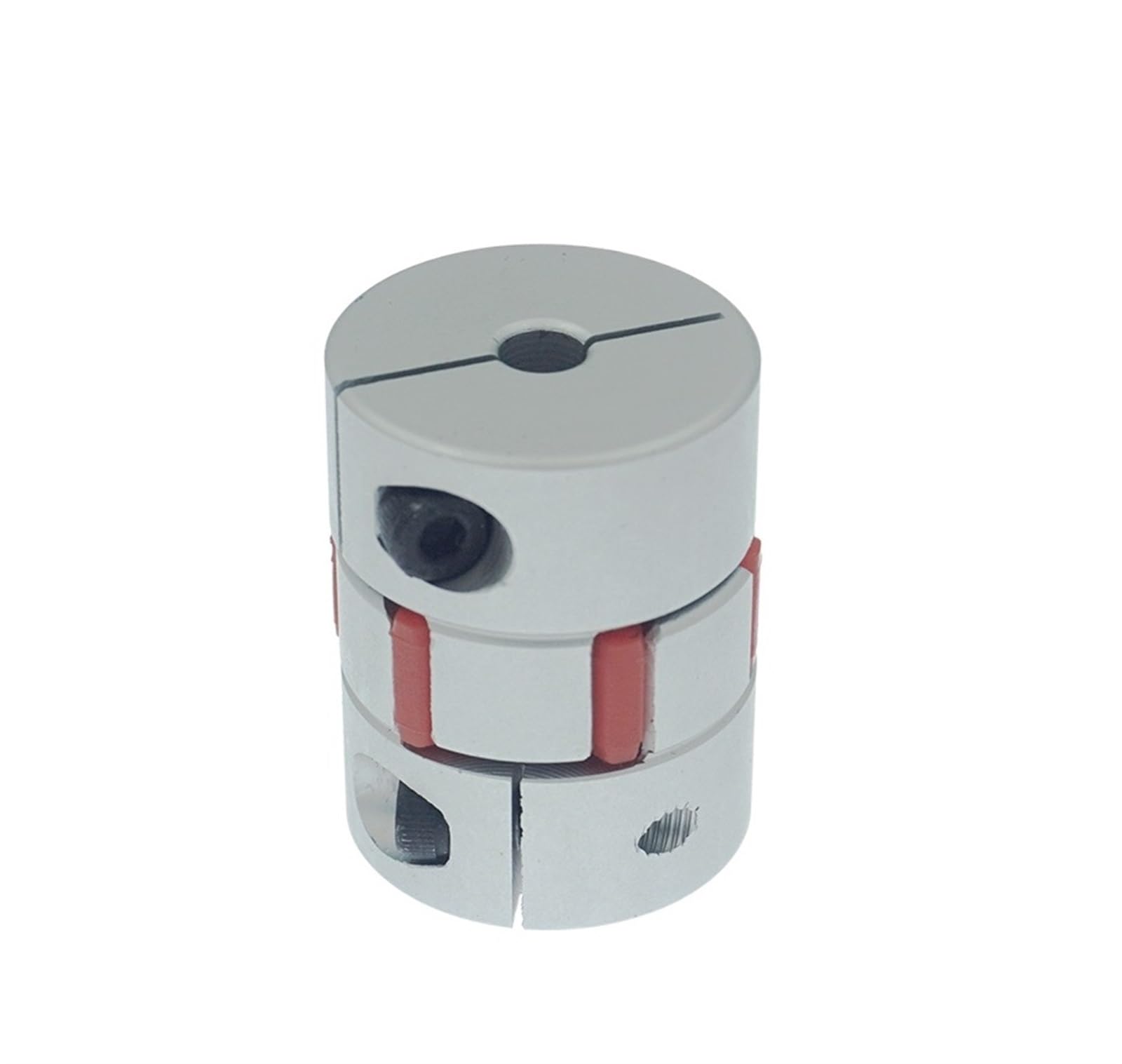 Rigid Coupling,Stainless Steel Rigid Coupling 1pcs D25L30 Coupler Aluminium Plum Flexible Shaft Coupling Motor Connector CNC Flexible Couplings(6.35x14)