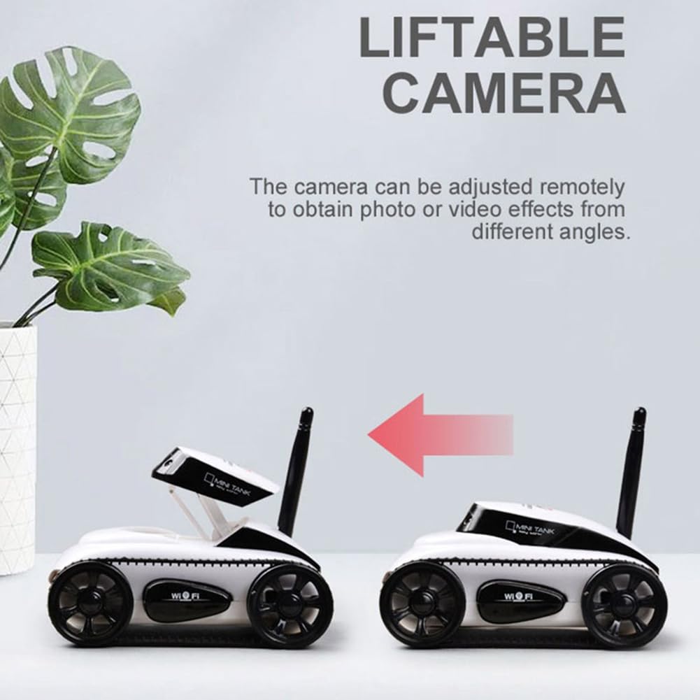 Cámara RC Tanque FPV WiFi Calidad en Tiempo Real Mini RC Coche Cámara HD Video Control Remoto Robot