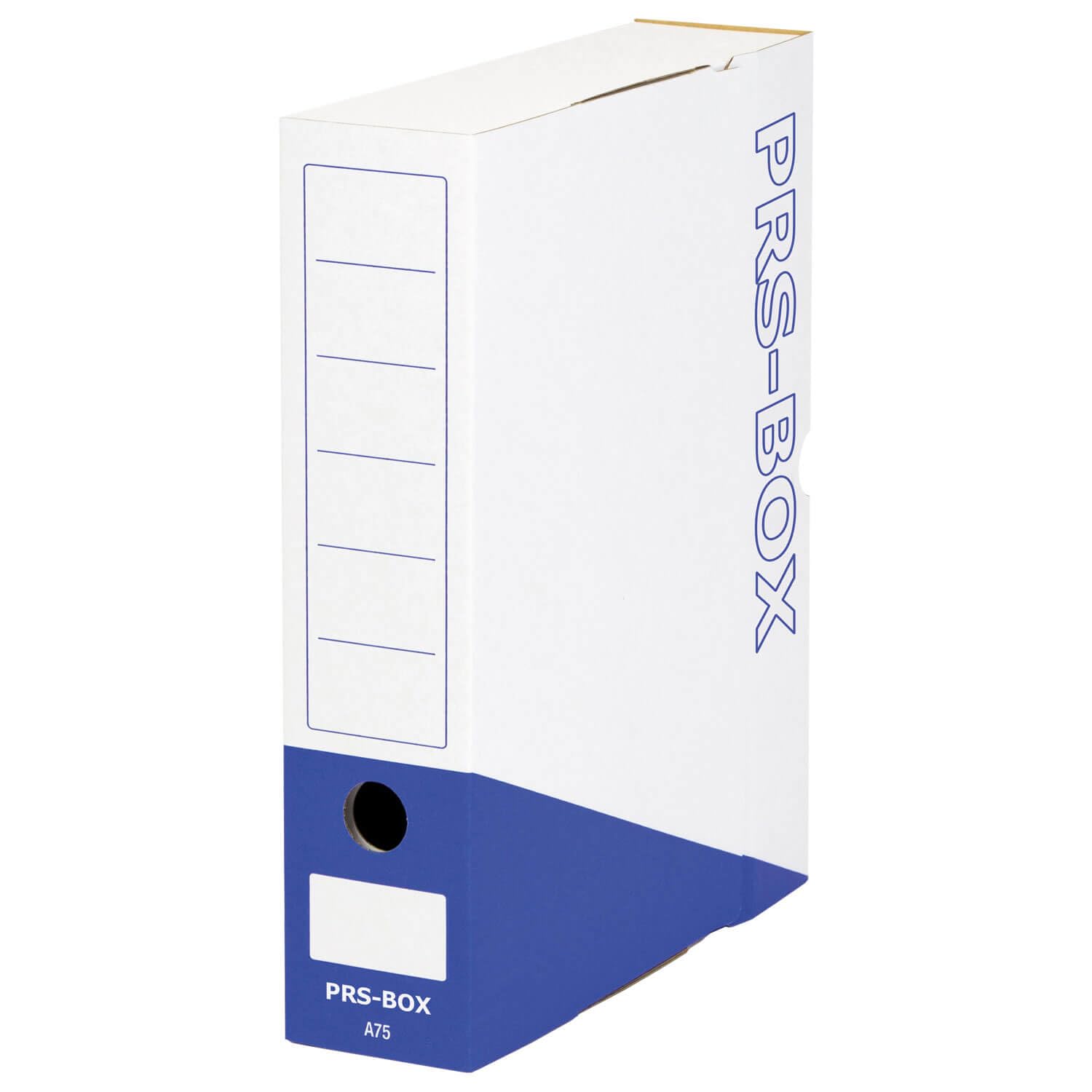PRS Archivbox A75 blau, Rückenbreite 75mm, 20 Stück