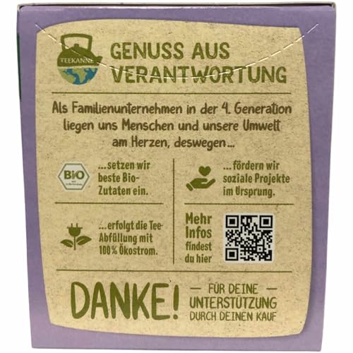 usy Bundle für Teekanne Träum schön Harmonie für Körper und Seele 4er Pack (4x34g Packung) + usy Block