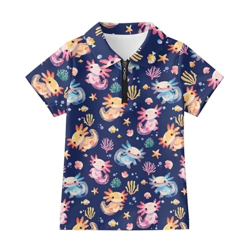 Girls Short Sleeve Athletic Top Collared Golf Shirts Size 5-12 Quick Dry Activewear3