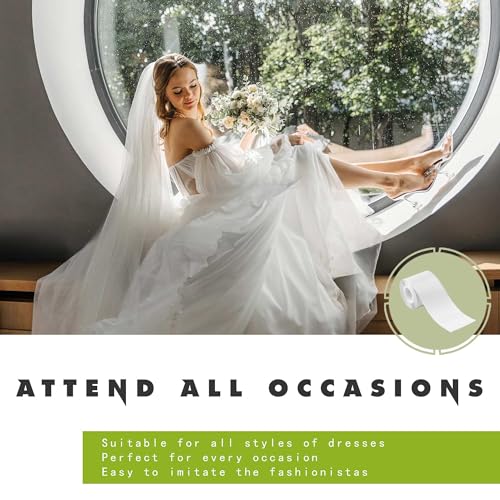 Clear Boob Tape,Self-Adhesive Bra Tape for Breast Lift with 2 Pair Reusable Silicone Nipple Covers,Suitable for A-G,Replace Your Bra-Instant Bob Tape,Boobytape for Breast Push Up&Strapless Dress3