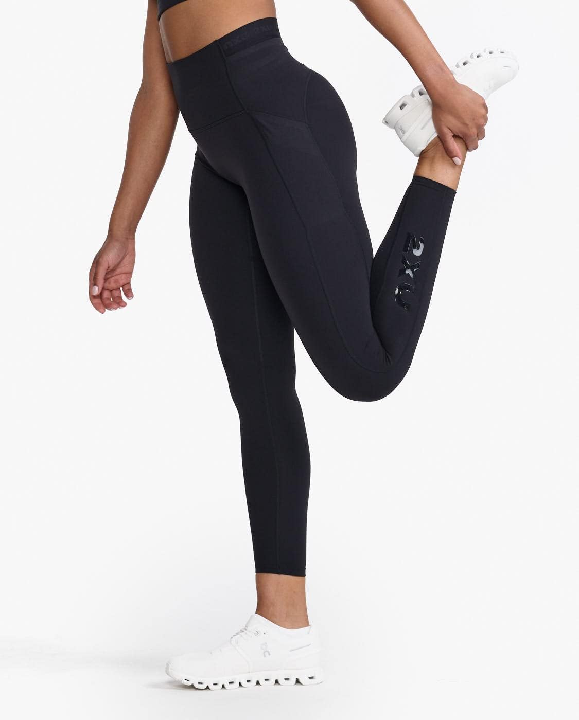 2XU Mallas para mujer Form Stash de talle alto