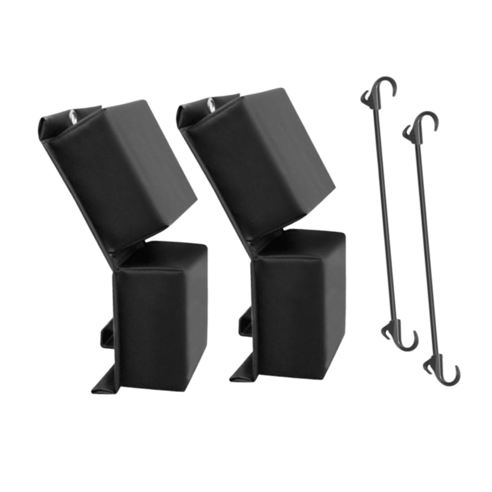 Amagogo Lot de 2 Pare-battages de Bateau, Protection Professionnelle pour l'amarrage, Pratique, sûr, Haute Performance, Robuste, Noir