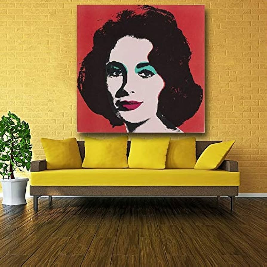 ウォーホル Liz (1964)（エリザベス テイラー) ドイツ製ポスター ウォーホル Liz (1964)（エリザベス テイラー) ドイツ製ポスター