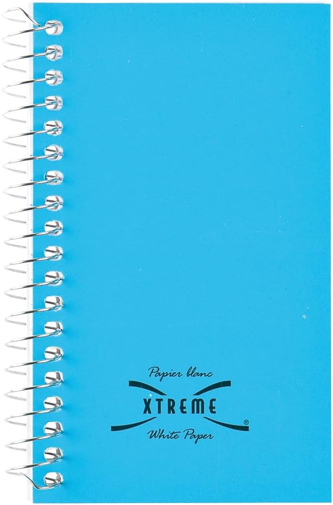National® Memo Book, 12-Pack, Narrow-Ruled, Side-Bound, Xtreme White, 5" x 3", 120 Pages, Assorted Colors (31220-12PK)