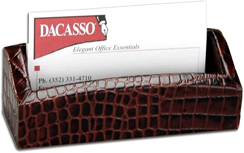 Miniatura 9 de Dacasso Juego de almohadillas de cuero de lujo en relieve de cocodrilo, esenciales para organización de oficina y decoración de escritorio