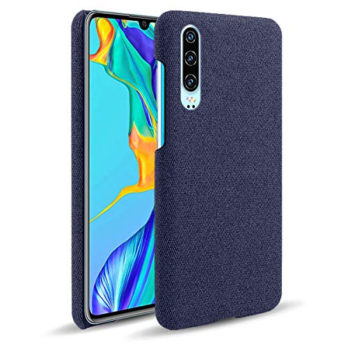 Suhctup - Funda compatible con OnePlus Nord Ultra Thin con tejido de fibra antigolpes, antiarañazos y antideslizante, cómoda funda de TPU (poliuretano termoplástico), color azul