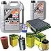 Produktbild QR-PARTS 69345439 Filter Set Inspektionspaket 6 Liter Motoröl Top Tec 4200 5W-30 MANN-FILTER Innenraumfilter Kraftstofffilter Luftfilter Ölfilter