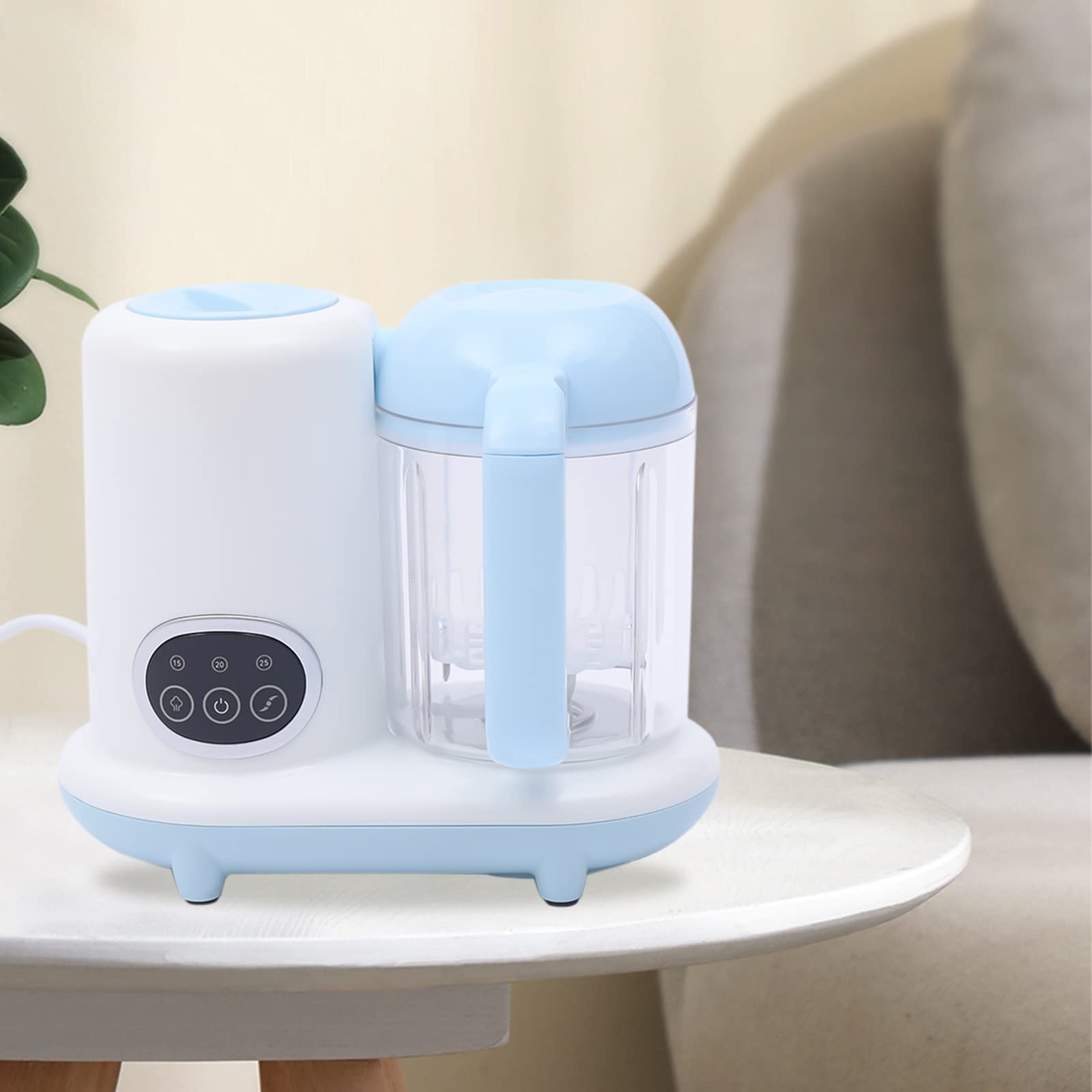 Baby Food Maker Automatic Cocina Batidora Multifunción 10000rpm Temporizador 250ml Robot Cocina Batidora Bebé,Para Mezclar Frutas, Verduras, Cereales, Carne