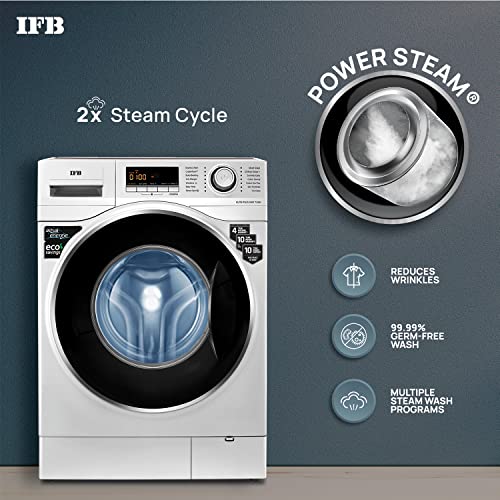 Image of IFB 7.5 Kg 5 Star Fully-Automatic Front Loading Washing Machine (Elite Plus SXR, Silver, Cradle wash, 3D Wash technology)