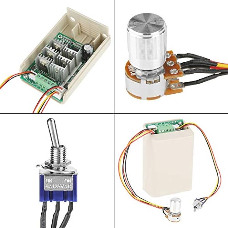 Respicefinem Bldc Brushless Motor Controller Motor Speed Controller DC5-36V Three Phase Sensorless Brushless Without Hall Dc Speed Regulation for Various Dc Motors