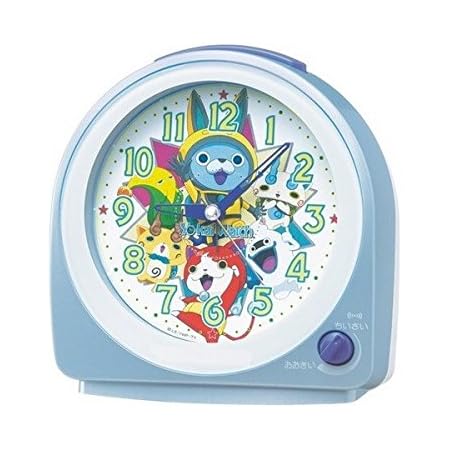 Amazon Co Jp セイコー Seiko 目覚まし時計 妖怪ウォッチ Usaピョン Cq144l ライトブルー 腕時計