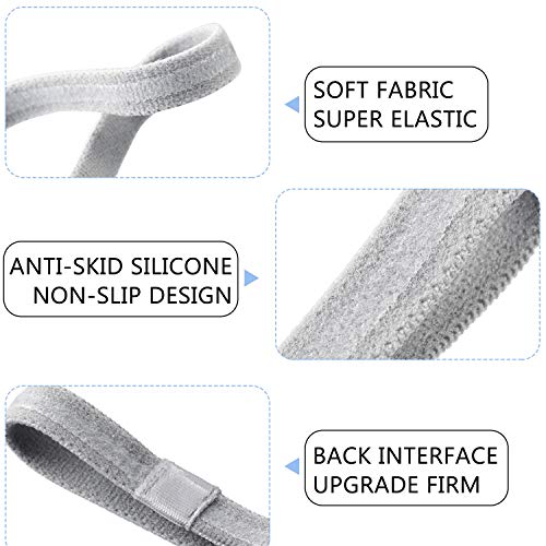 Sumind SUMIND-SPORT HEADBANDS-01 4 Pieces Thick Non-Slip Elastic Sport Men Thin Headbands Football Hair Headbands thumb #3