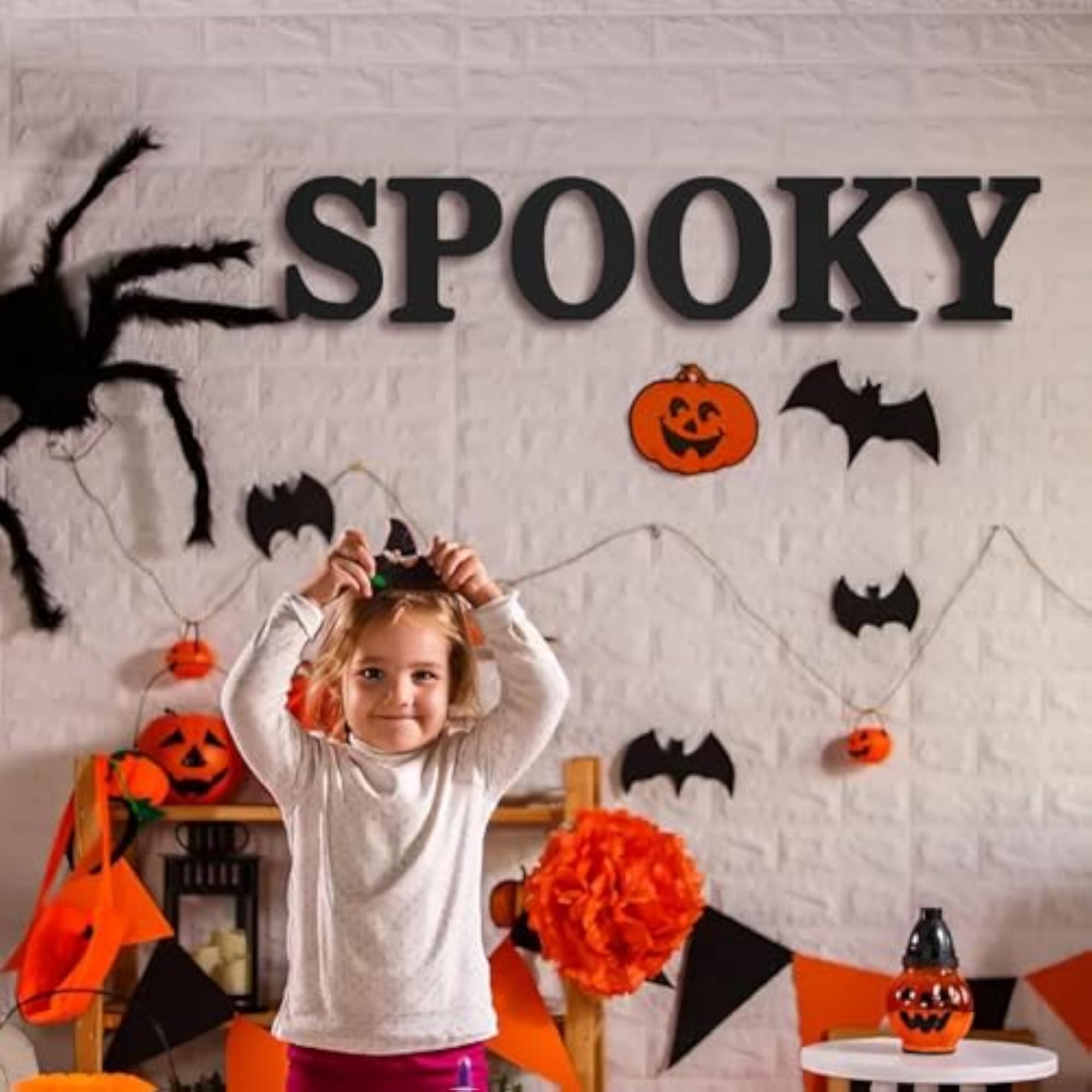 6 Inch Black Wood Letters for Wall Decor