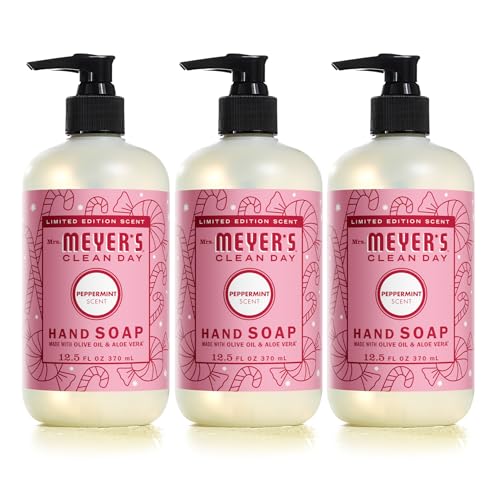 Mrs-MEYERS-CLEAN-DAY-Liquid-Hand-Soap-Peppermint-125-oz-Pack-of-3