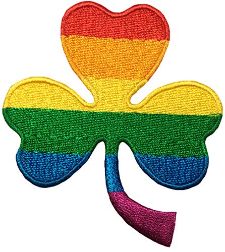 Papapatch Colorful Clover Leaf Lucky Luck Cute Rainbow Kids Applique Embroidered Sew On Iron On Patch (Iron-Clover-Colorful) #TOP12