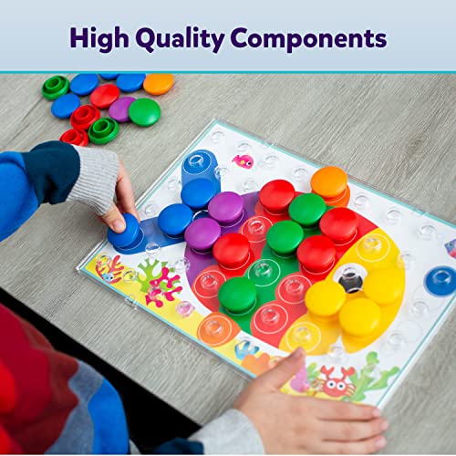 Ravensburger Kinderspiele 20832 - Colorino - Kinderspiel zum Farbenlernen, Mosaik Steckspiel, Spielzeug ab 2 Jahre