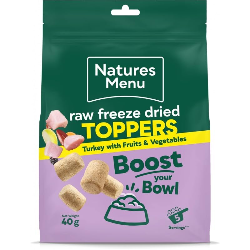 Natures Menu Freeze Dried Toppers Turkey - 40gr