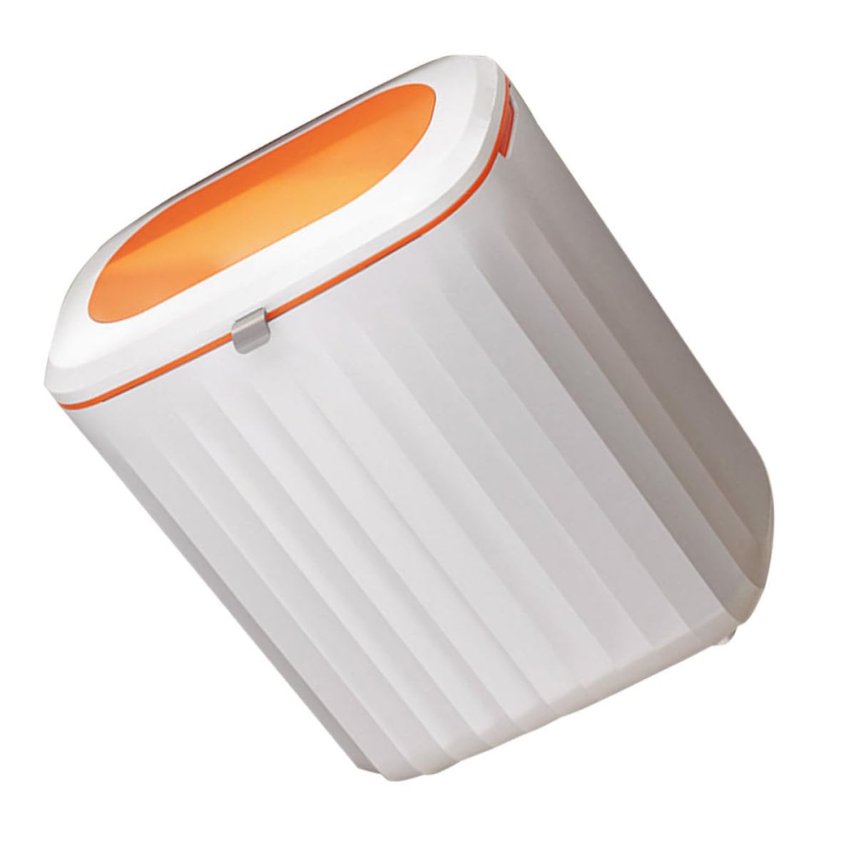 Wandmontierter Orange Küchenmülleimer Deckel mit L Kunststoff aus 8