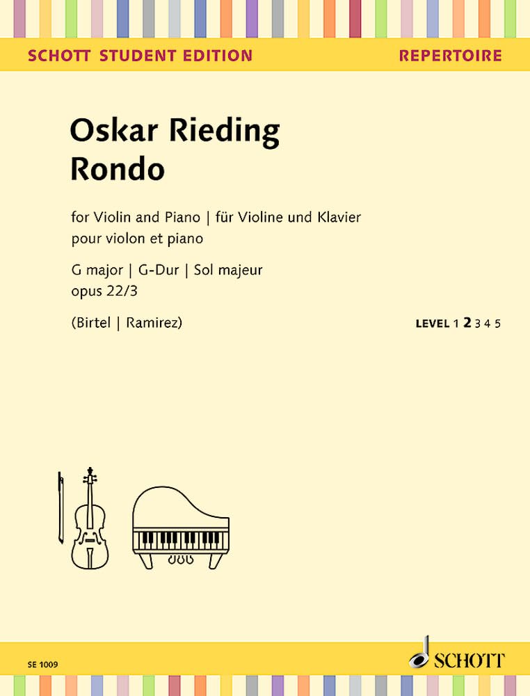 Rondo g-dur op. 22/3 violon : partition pour violon et piano de Carl Bohm