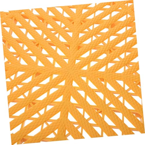 Grille de sol carrée antidérapante et clipsable pour auto - 3