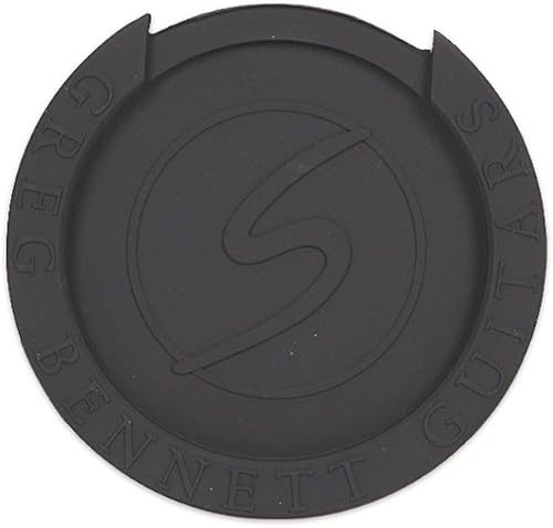 Newin Star Feedback Buster fA r Akustische Gitarren  Akustische Gitarre Schallloch Cover Vollbremsung Hinlegen Feedback Buster Prevention- Silikon  Schwarz  8 6A