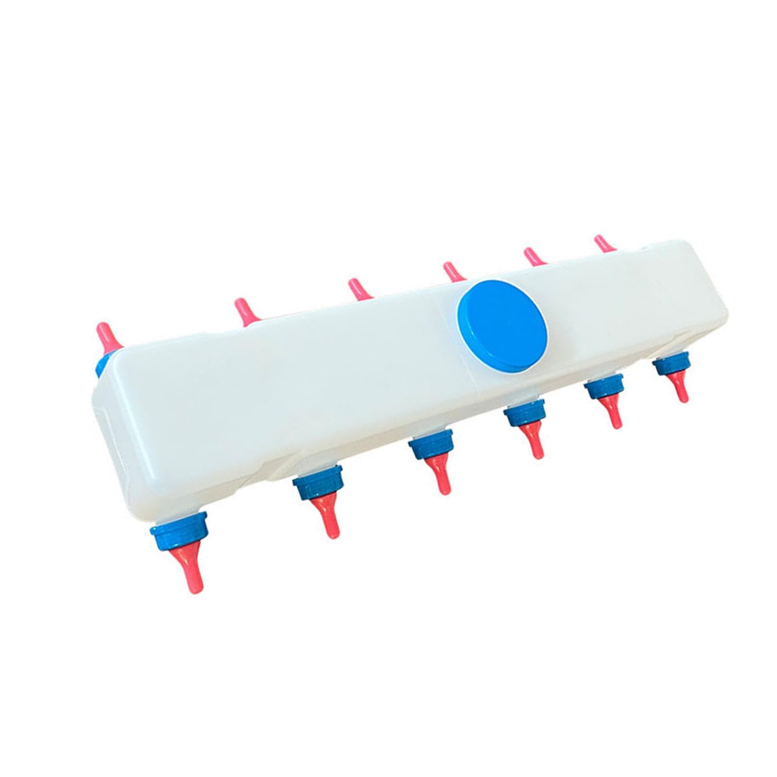 Juego de Biberones para Corderos, Ideal para Ganado Pequeño, 12 pezones