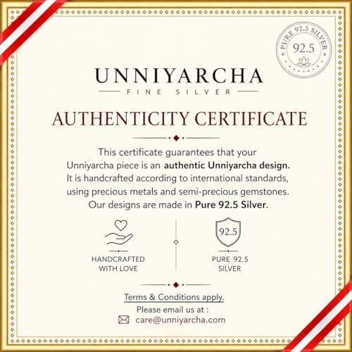 Image of Unniyarcha 925 Sterling Silver God Blessings Rakhi for Men | Certified Silver Raksha Bandhan Rakhi for Brother