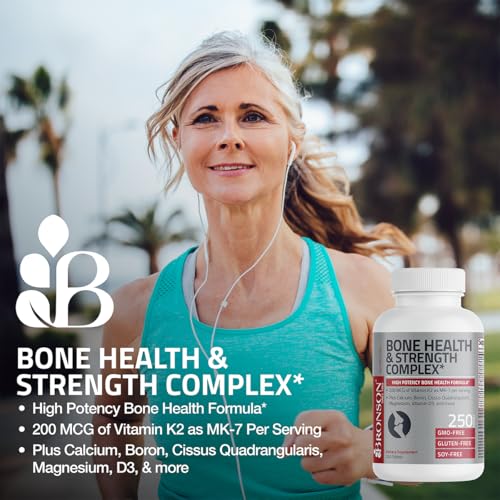 Bronson 1234-60 Bone Health & Strength Complex* High Potency Formula 200 Mcg Of Vitamin K2 As Mk7 thumb #3