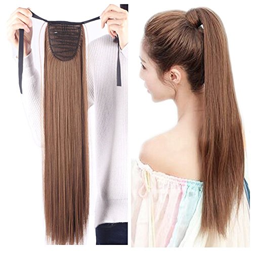 Drawstring Ponytail Clip in Hair Extensions ponytail Hairpiece Binding Pony Tail Extension