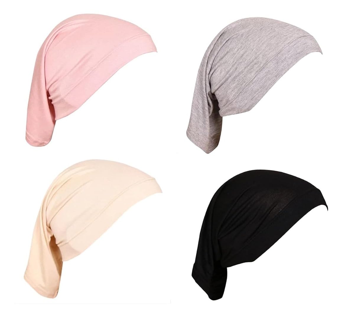 Bandana Under Scarf Hijab Cap Under Caps for Turban Head Wraps Scarf Solid Color Hijab Tube Unisex Stretch Dreadlocks Neck Cover