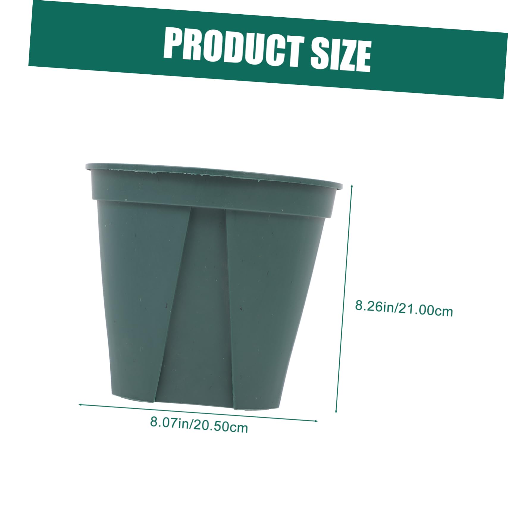 BESTonZON 5pièces Pots De Fleurs Plastique pour Contrôle Racines Plantes Vertes Fleurs Intérieur